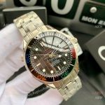 Omega seamaster James Bond Watch Stainless steel Colorful bezel